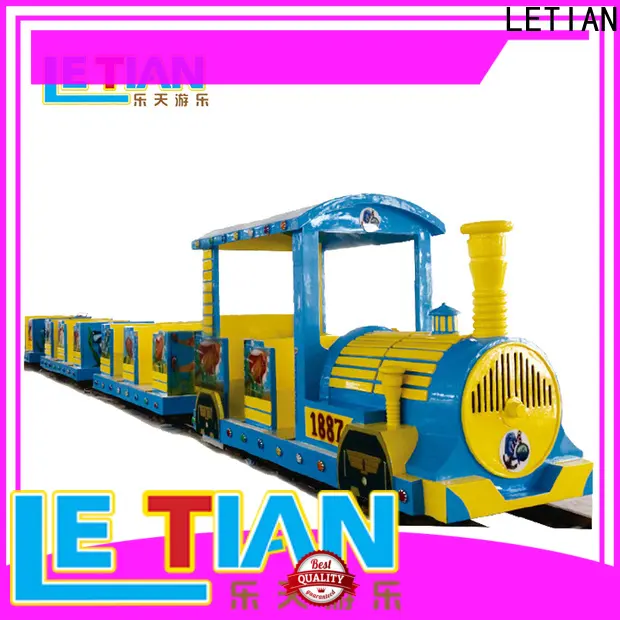 LETIAN High-quality train theme park for sale park playground 1