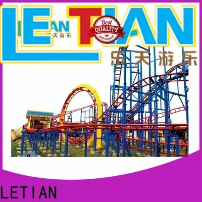 LETIAN rotating steel roller coaster for business carnival 1