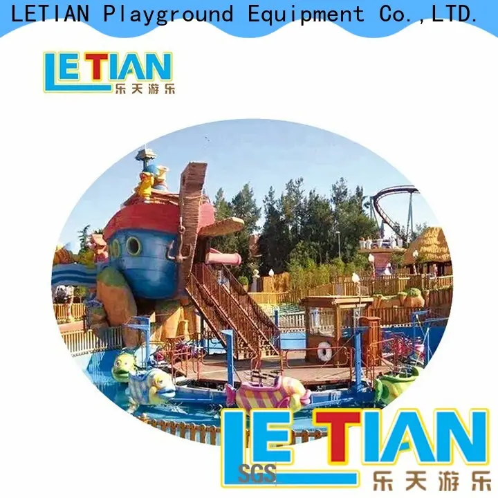 LETIAN Factory made make a roller coaster game and ride it for kids playground 1