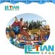 LETIAN Factory made make a roller coaster game and ride it for kids playground 1