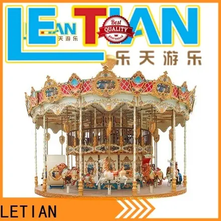LETIAN lt7030a childrens carousel for kids fairground 1
