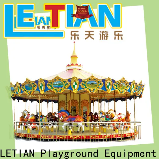 LETIAN go carousel horse Suppliers shopping centers 1
