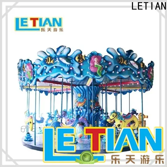 LETIAN colorful small carousel for sale company shopping centers 1