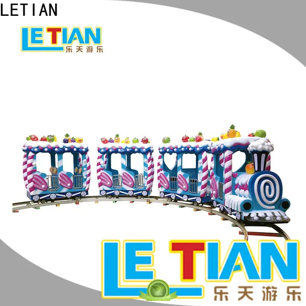 LETIAN animal trackless train for business life squares 1