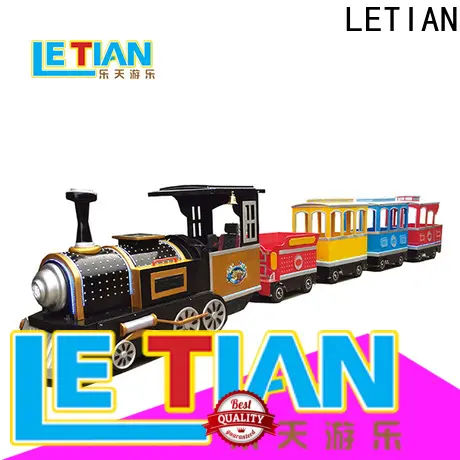 LETIAN Best amusement park train factory park playground 1