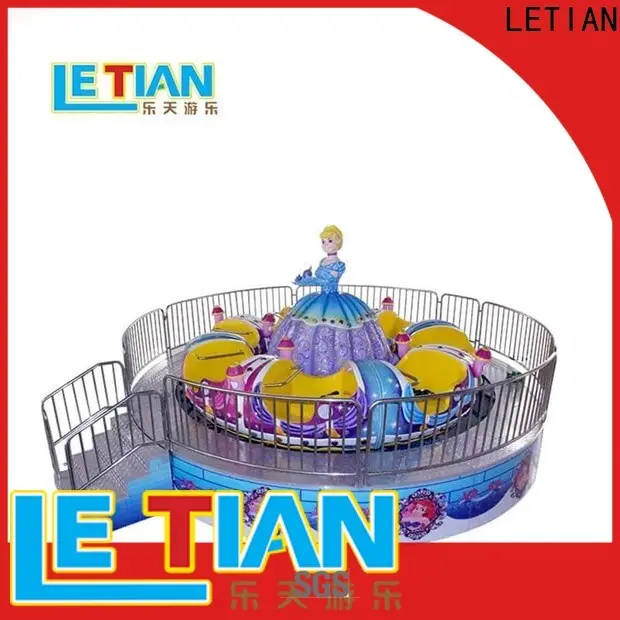 LETIAN amusing spinning teacups wholesale theme park 1