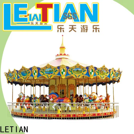 LETIAN funfair carousel for kids company theme park 1