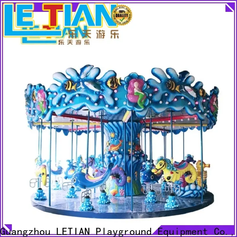 LETIAN Top kids carousel factory theme park 1
