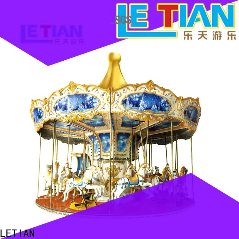 LETIAN lt7040a childrens carousel design fairground 1