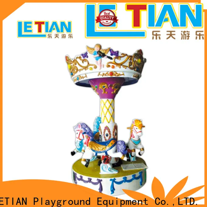 LETIAN kiddie mini carousel ride for sale for business carnival 1