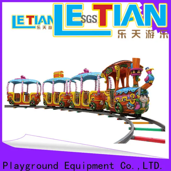 LETIAN funfair small ride on trains China mall 1