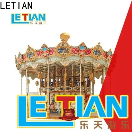 LETIAN Latest mini carousel ride for sale fairground 1