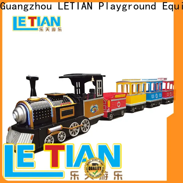 LETIAN Top small ride on trains factory park playground 1
