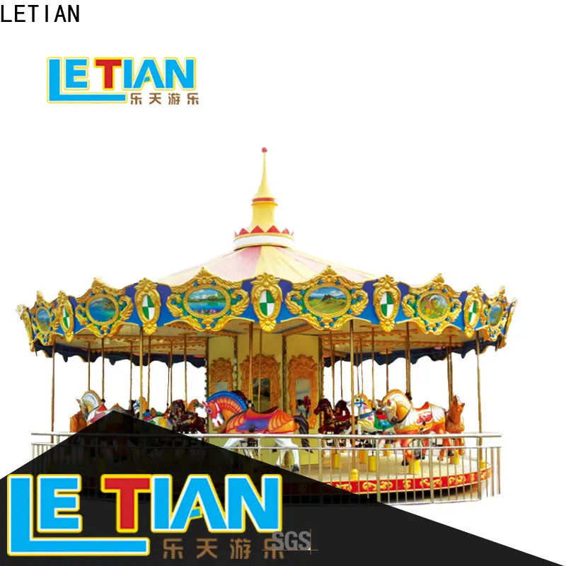 LETIAN 24 seats childrens carousel manufacturers fairground 1