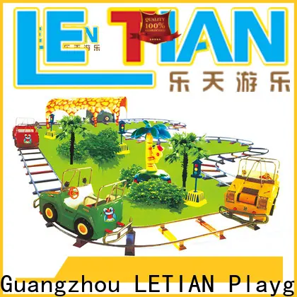 LETIAN elephant trackless train ride manufacturer park playground 1