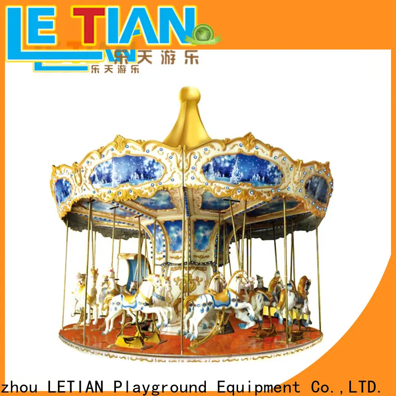 LETIAN Wholesale carousel kids design fairground 1
