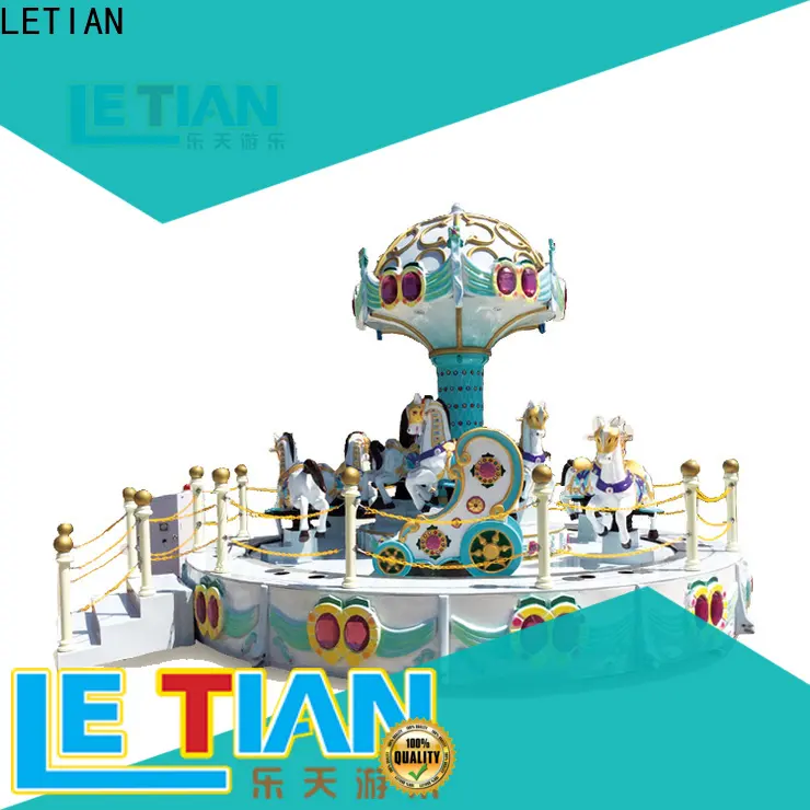 LETIAN Latest horse carousel ride design shopping centers 1