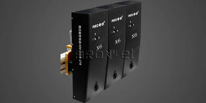 sidejetting multicolored UV inkjet marking machine digital Arojet 6