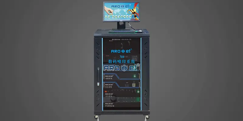 industrial inkjet coding printer highspeed variable Arojet Brand 7