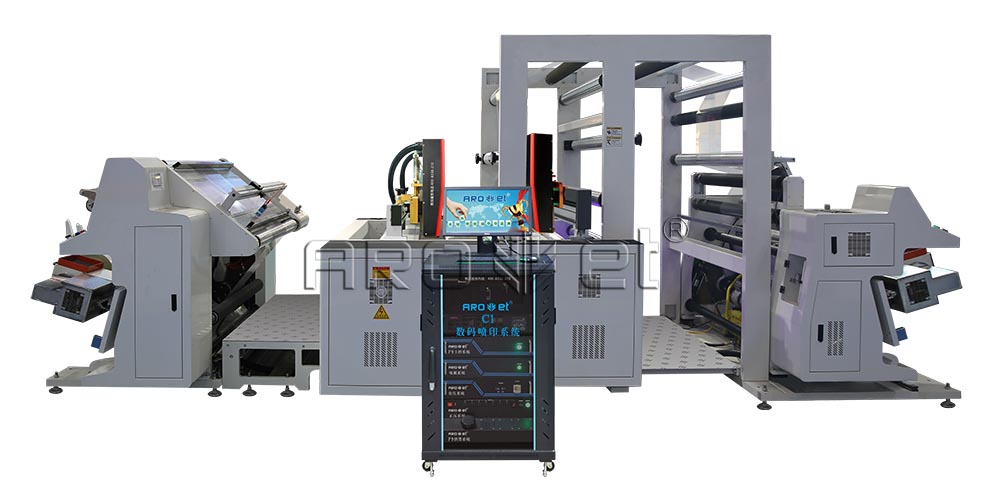 em313w industrial inkjet printing x6 for label Arojet 3