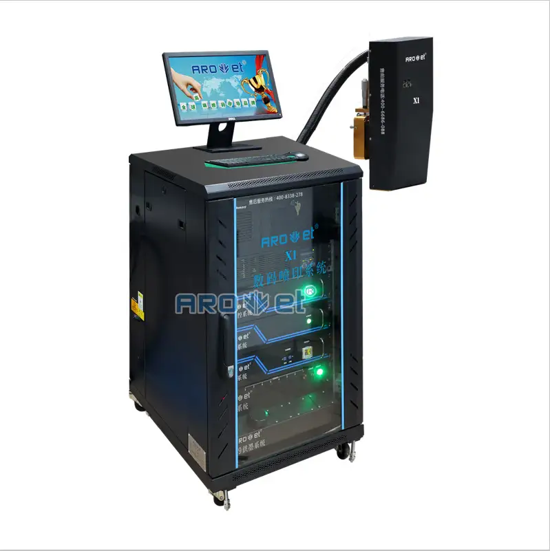 Variable Text Barcodes Qr Code Inkjet Printing System 1