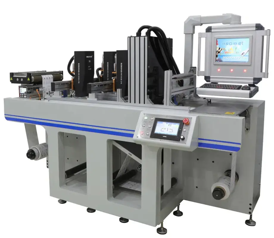 AROJET - Roll Plastic Film Qr Code Printing Machine 1
