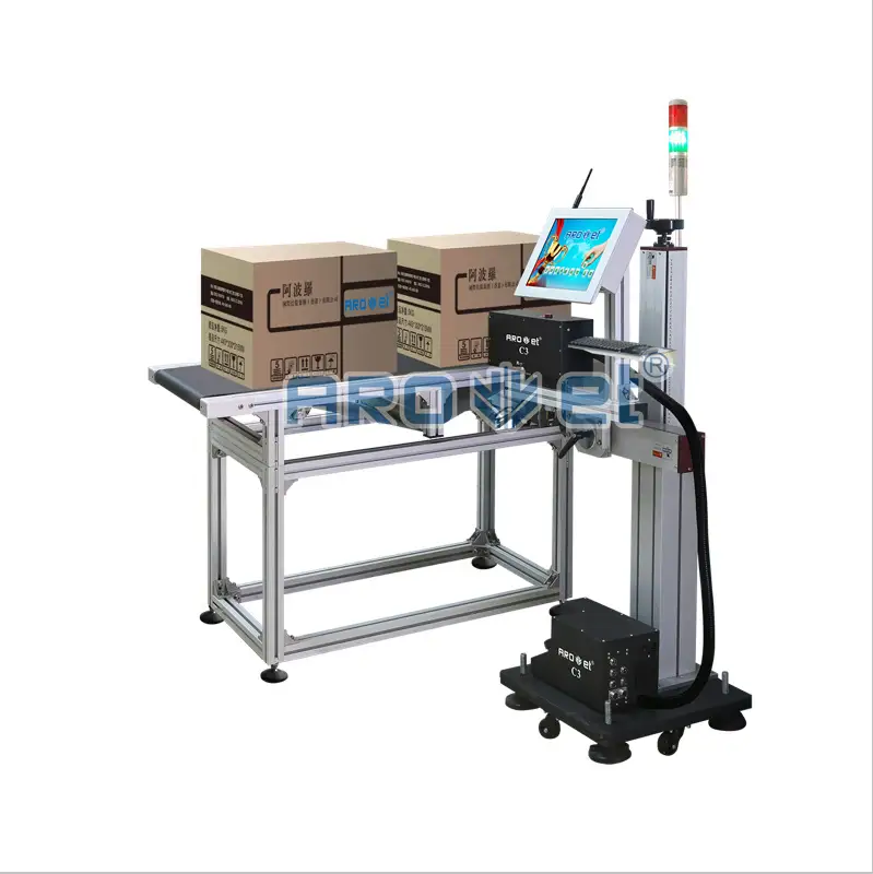 Ink Jet Printer Printing Codes on The PP Packaging Bag 1