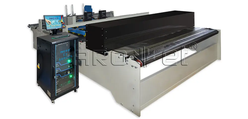 Hot UV inkjet marking machine sheetfed Arojet Brand 4