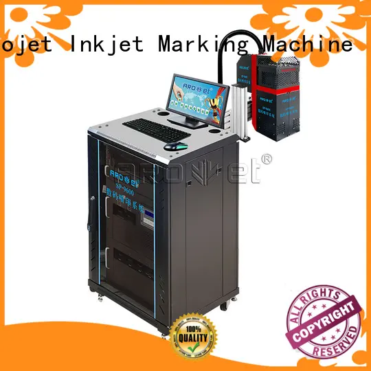 Custom data costeffective UV inkjet marking machine Arojet sheetfed 1