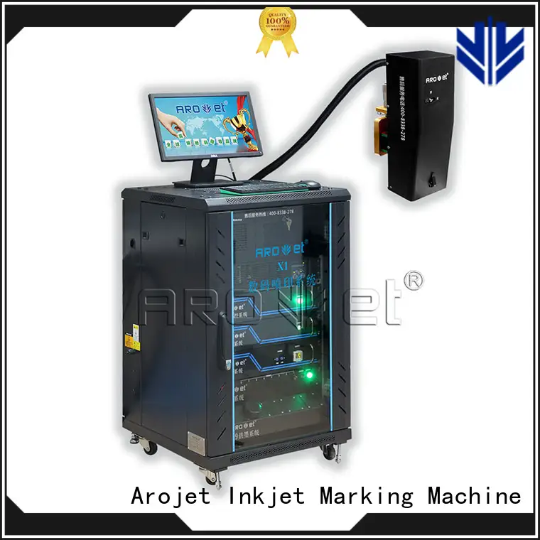 multicolored highspeed sheetfed industrial inkjet coding printer Arojet Brand 1