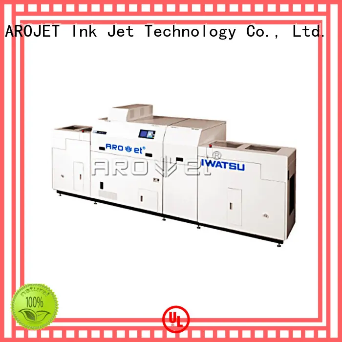inkjet variable data printing machine data for label Arojet 1