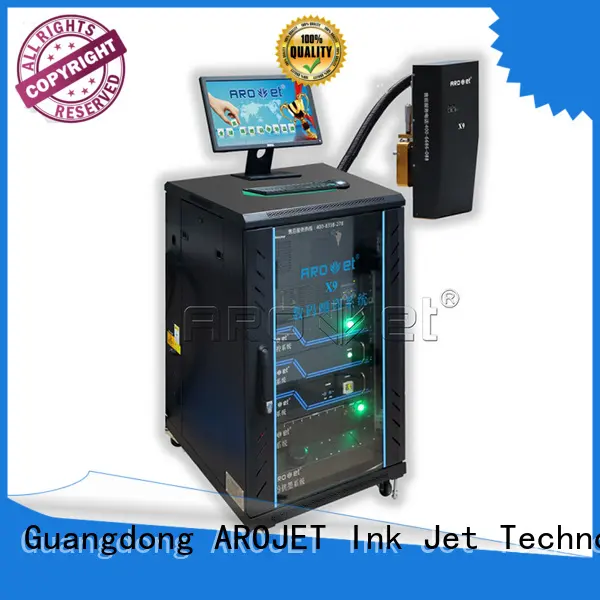 Arojet c2 industrial inkjet coding printer inquire now for label 1