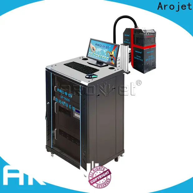 Arojet multicolored inkjet variable data printing machine company for packaging 1