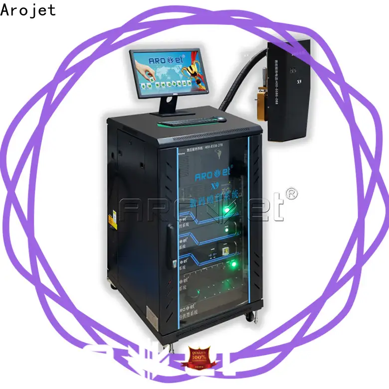 Arojet sidejetting inkjet printer uv directly sale for label 1