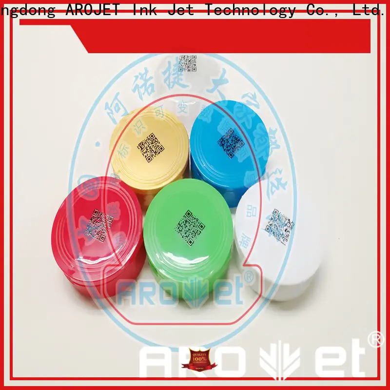 Arojet 2d barcode printer Supply for bottle cap printing 1