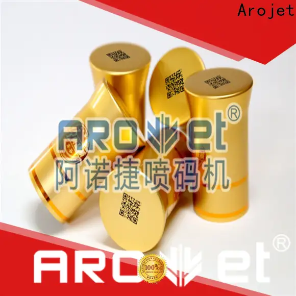Arojet inkjet barcode label printer factory for bottle cap coding 1