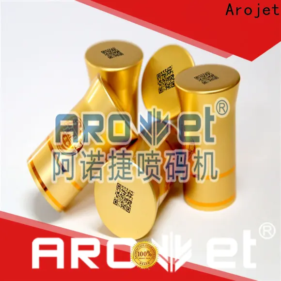 Arojet inkjet barcode label printer factory for bottle cap coding 1