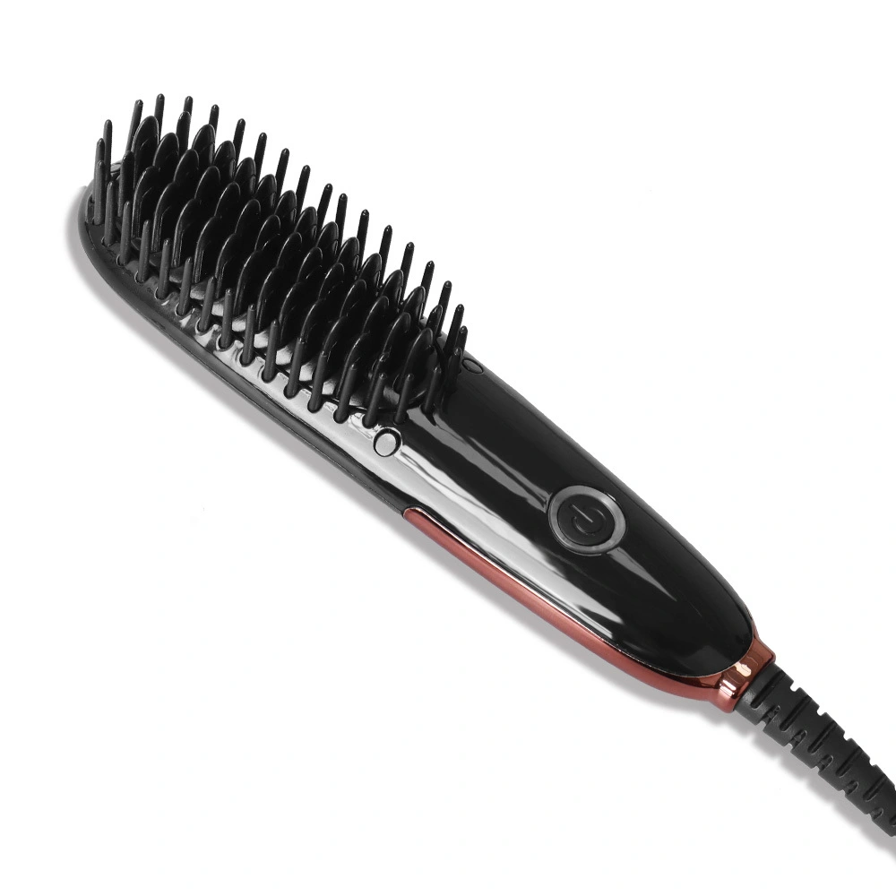 JAYSUNNY Wholesale Portable Ionic Hair Straightener Brush with Mini Ceramic Hot Comb China Factory 1