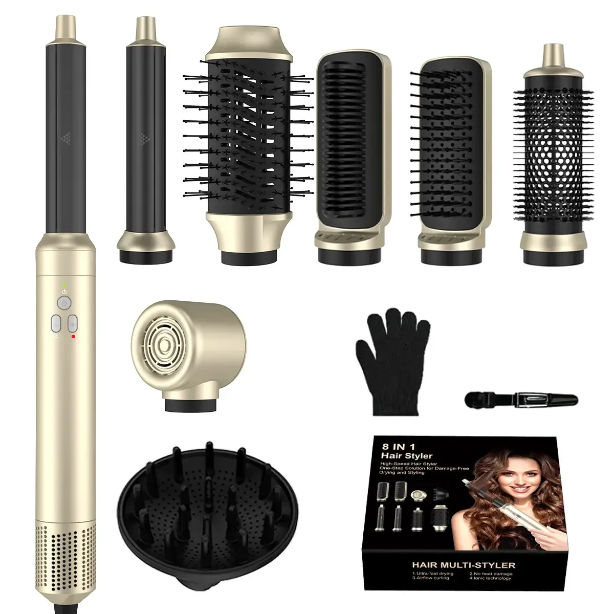 8 in 1 air hair styler