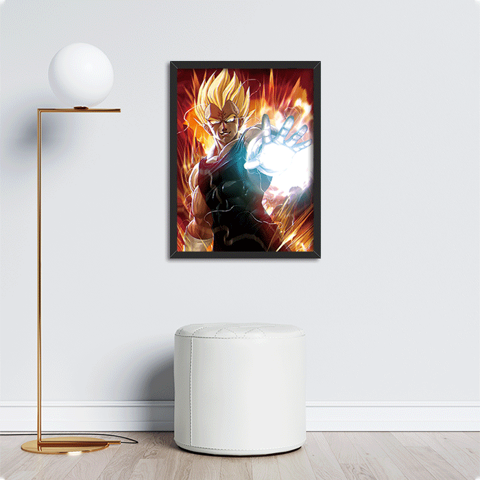 Carteles lenticulares múltiples múltiples de múltiples IP al por mayor - Dragon Ball Z Precision Cut Frames for Collector Showrooms Expo Anime Expo Collections de marca de marca 1
