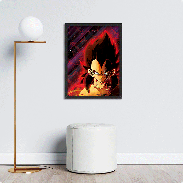 Dragon Ball Goku & Vegeta 3D Affiche lenticulaire Premium Anime Mur Art pour les détaillants 1