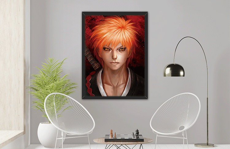 bleach 3d anime poster