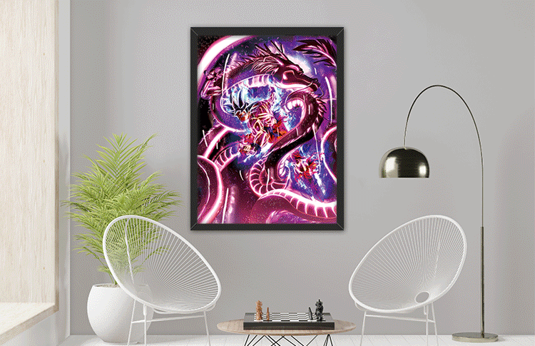 Shenron 3D lenticular poster