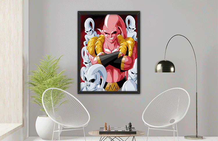 Majin Buu 3d lenticular poster