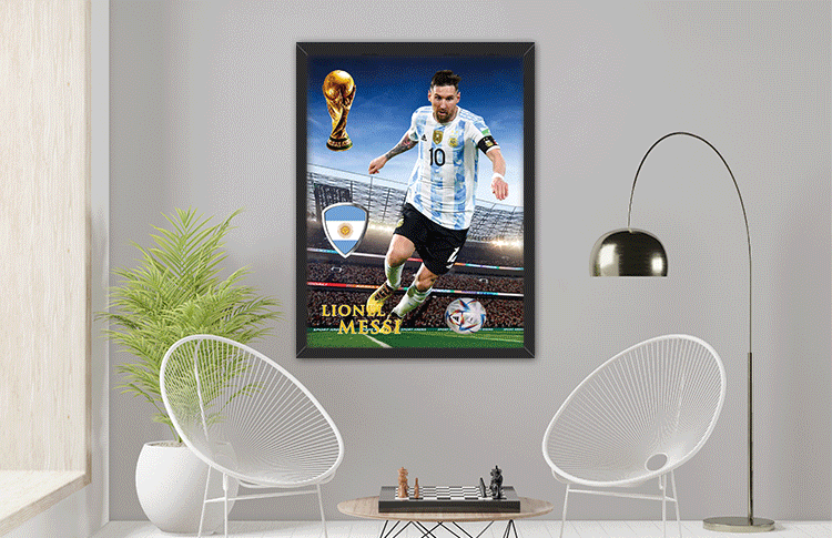 3D posters Messi wholesale
