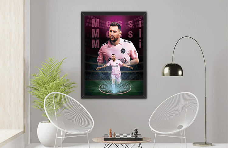 3D posters Messi BULK