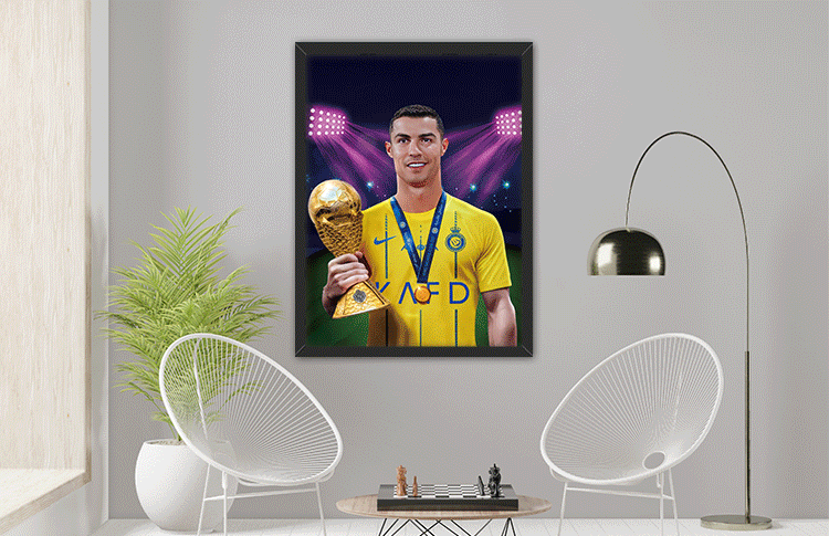 3D posters of Ronaldo 