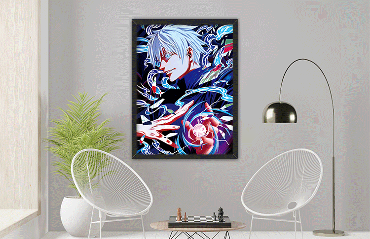 framed lenticular poster