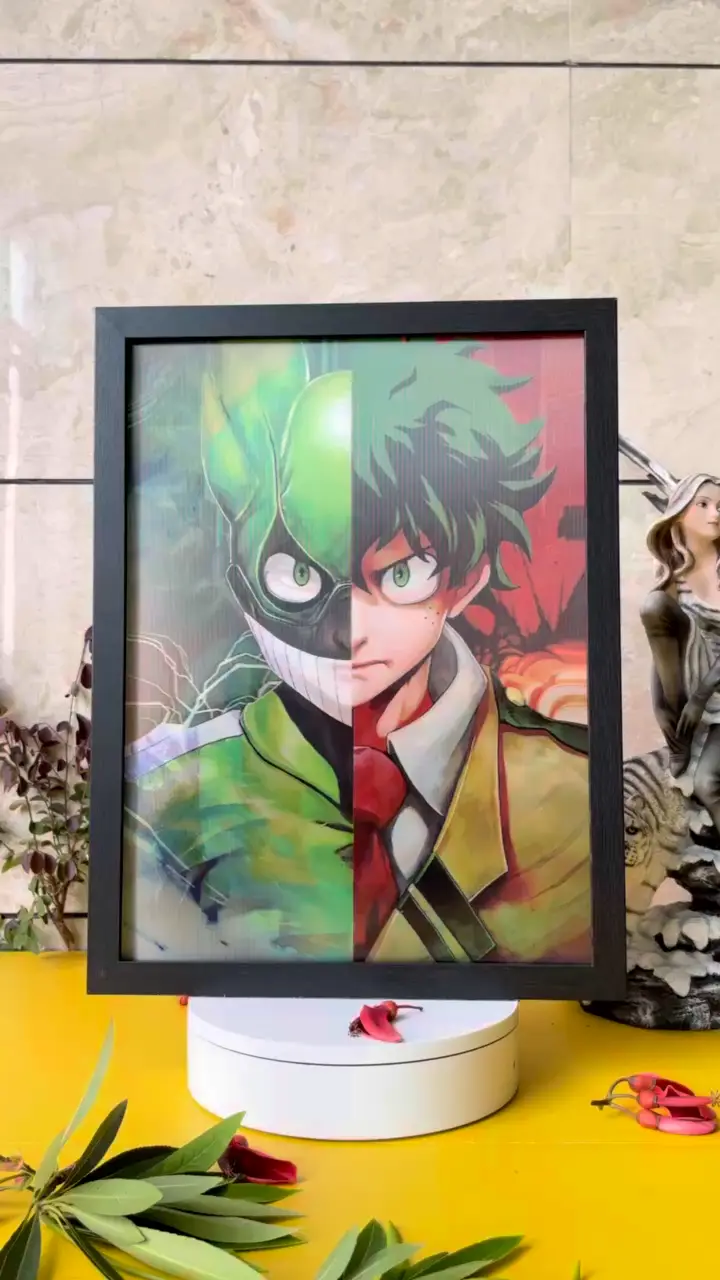 Azione all'ingrosso Anime Poster lenticolari 3D Postatori di eroi personalizzati per la vendita al dettaglio ed eventi 1