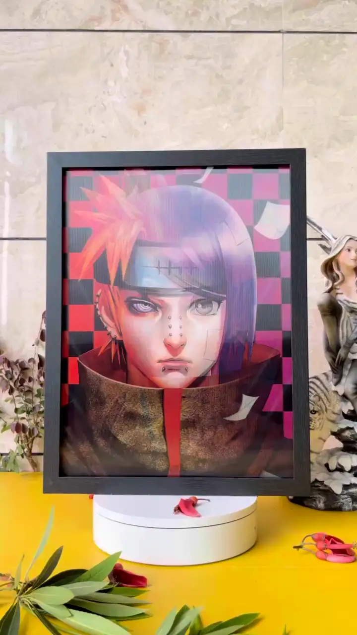 Wholesale Naruto Anime 3D Lenticular Posters Premium Shadow Themed Displays for Retail and Events 1